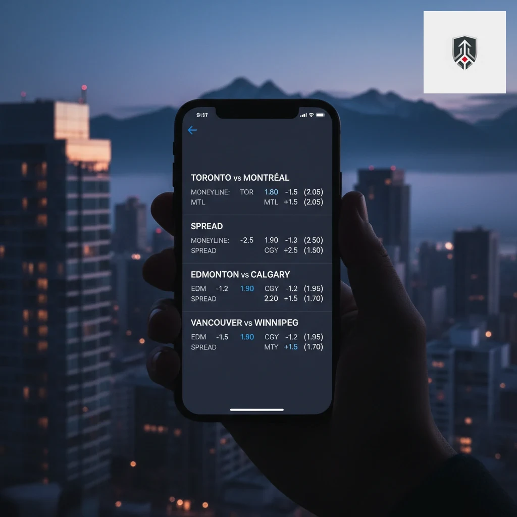In-play betting interface updating dynamic match statistics and real-time prices.